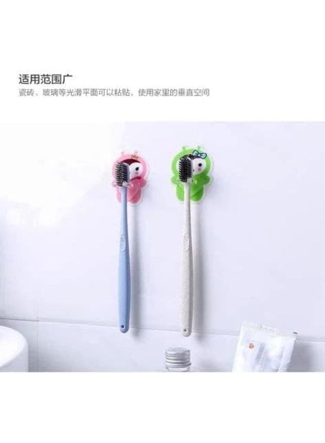 Cute Wall Mounted Multi-Purpose Holder for Toothbrush, Razor, Face Brush and Bathroom Accessories - Image 3