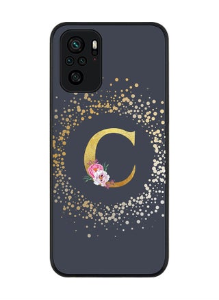 Rugged Black edge case for Xiaomi Poco M5s Slim fit Soft Case Flexible Rubber Edges Anti Drop TPU Gel Thin Cover - Custom Monogram Initial Letter Floral Pattern Alphabet - C (Grey ) - pzsku/Z3C033B2ABFBCA0028714Z/45/_/1714742658/e26d1c04-f907-4d34-9ab7-62917c92bc36