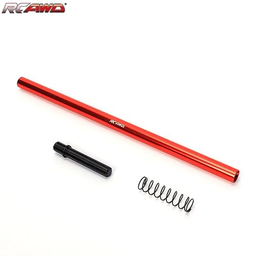 RCAWD Alum 205MM Center Driveshaft for ARRMA Big Rock Senton Typhon 3S BLX Upgrade Parts (Red) - Image 4