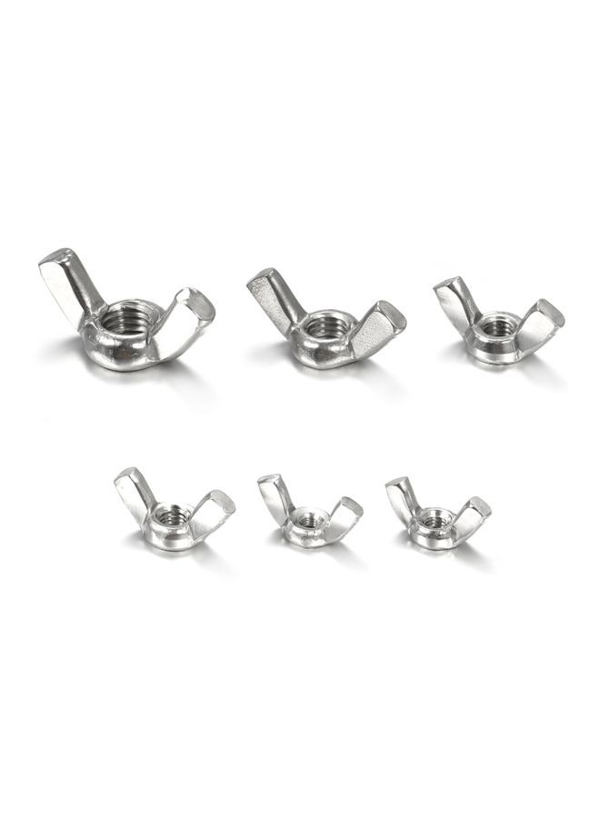 NIBEMINENT 98-Piece Stainless Steel Cap Nut Set Silver 17x2.5x10cm  - Image 5