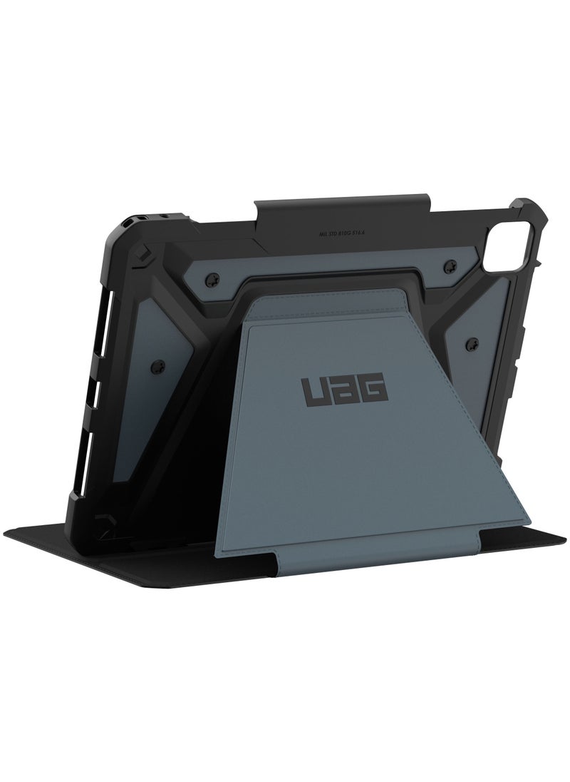 Urban Armor Gear - UAG Metropolis SE for iPad Pro 11 inch Case Cover (2024) M4 with Pencil Holder and Adjustable Multi-Angle Viewing Stand - Cloud Blue - Image 1