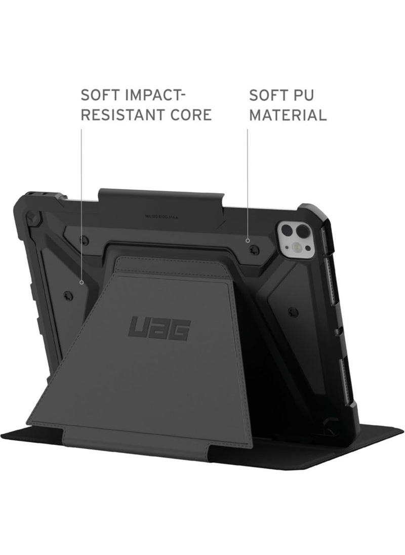 Urban Armor Gear - UAG Metropolis SE for iPad Pro 11 inch Case Cover (2024) M4 with Pencil Holder and Adjustable Multi-Angle Viewing Stand - Cloud Blue - Image 1