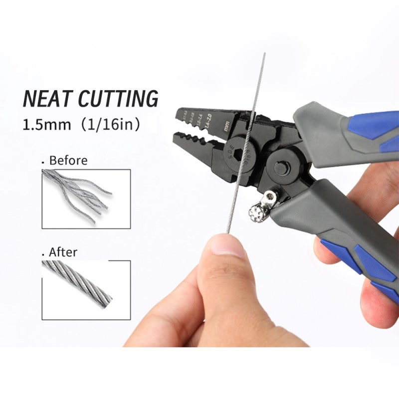 Saltwater Fishing Pliers Black High Carbon Steel 50# Teflon Coated - Non-slip Ergonomic Handle With Safety Lock Pipe Crimping Pliers For Saltwater Fishing, Pipe Crimping, Wire Cutting - Image 3