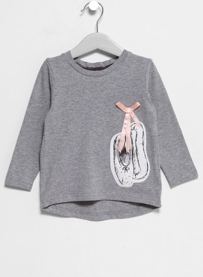 NAME IT Little Ballet Shoe T-Shirt