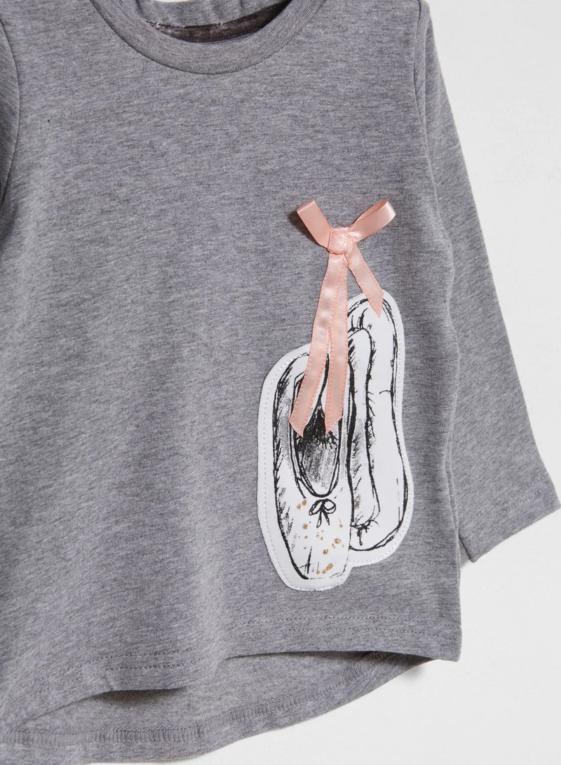 NAME IT Little Ballet Shoe T-Shirt
