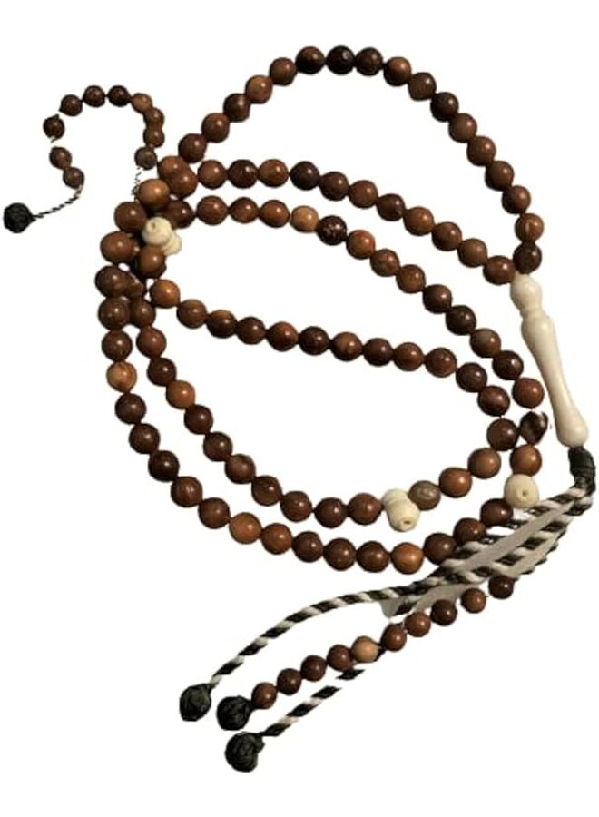 Real Natural Kook Tree With Bone 99 Beads Rosary