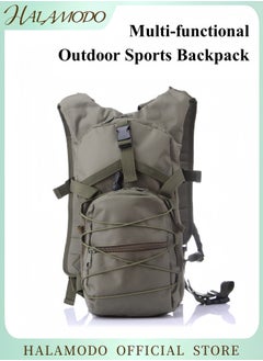 Multifunctional Outdoor Sports Backpack Camping Outdoor Hydration Backpack with Large Capacity Waterproof and Durable Tactical Hydration Backpack 2.5L Lightweight Water Bag Hydration Pack Hiking Backpack with Water Bladder for Men and Women