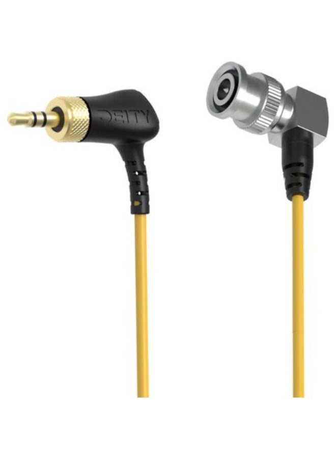 Deity Microphones C15 Right-Angle Locking 3.5mm TRS to Right-Angle BNC Timecode Cable