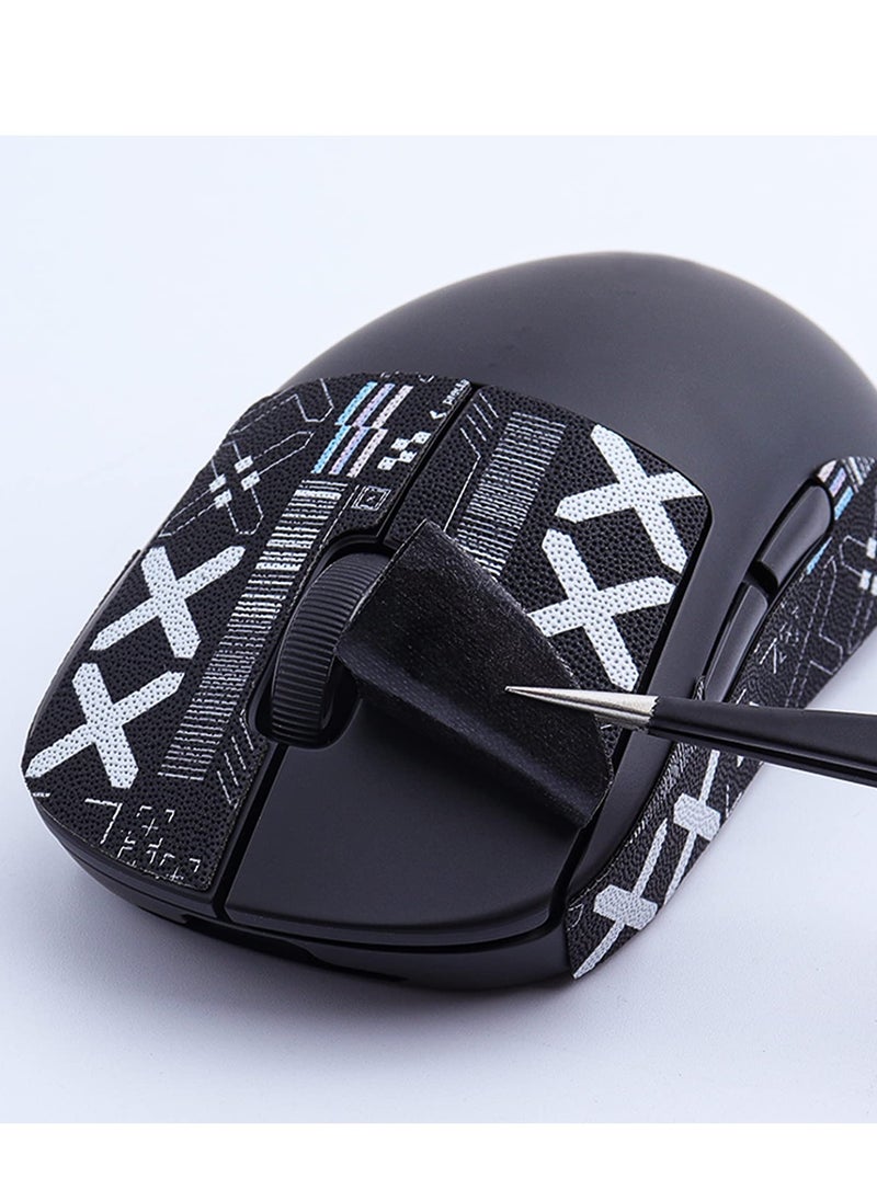 SYOSI شريط قبضة الماوس شريط قبضة الماوس لـ Logitech G102/G304 شريط قبضة مضاد للانزلاق للفأرة مقاوم للعرق ذاتي اللصق مجموعة ترقية الفئران الاحترافية مسبقًا  - Image 4