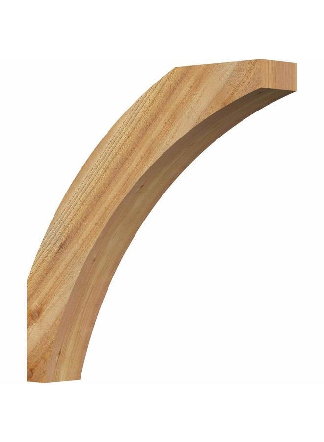 Ekena Millwork BRC04X24X24THR00RWR Thorton Brace, 24"D x 24"H, 4" W Western Red Cedar (Rough Sawn) - Image 1