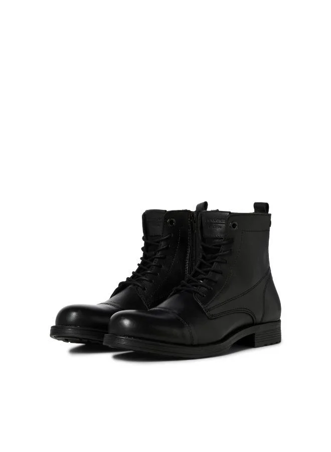 JACK & JONES Pu Lace Up Boots