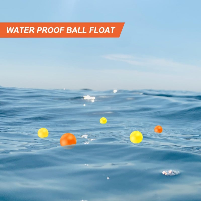 Pandahero Beach Paddle Ball Replacement Set - 12 Colorful High Visibility Waterproof Balls, Suitable for Smash Ball, Pro Kadima, and All Kinds of Outdoor Beach Paddle Games - Image 5