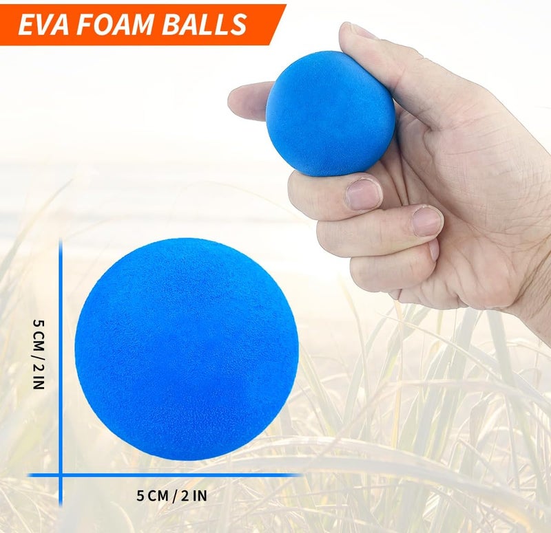 Pandahero Beach Paddle Ball Replacement Set - 12 Colorful High Visibility Waterproof Balls, Suitable for Smash Ball, Pro Kadima, and All Kinds of Outdoor Beach Paddle Games - Image 4