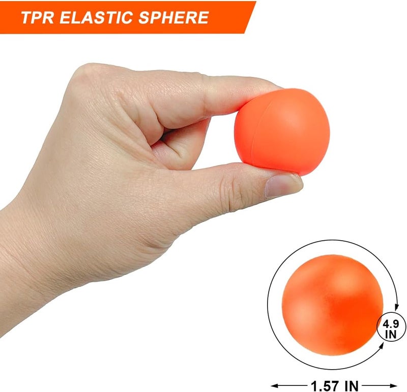 Pandahero Beach Paddle Ball Replacement Set - 12 Colorful High Visibility Waterproof Balls, Suitable for Smash Ball, Pro Kadima, and All Kinds of Outdoor Beach Paddle Games - Image 3