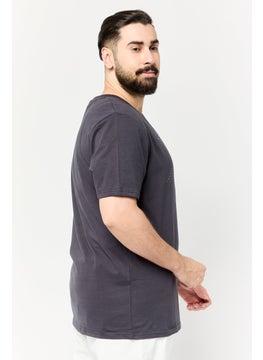 RBX Men Sportswear Fit Short Sleeve Outdoor T-Shirt, Dark Grey  - Image 3