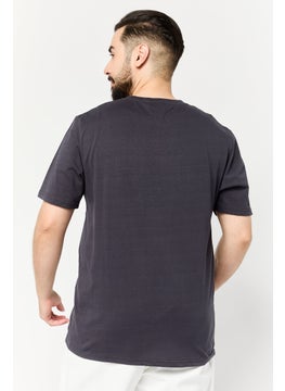 RBX Men Sportswear Fit Short Sleeve Outdoor T-Shirt, Dark Grey  - Image 2