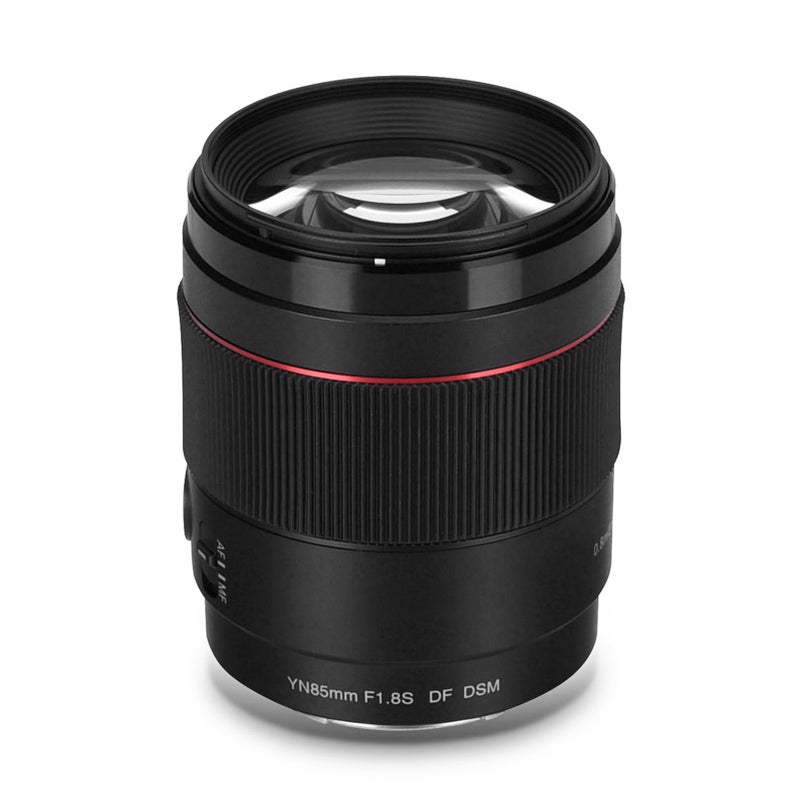 عدسة كاميرا YNLENS YN85mm F1.8S DF 85MM ذات التركيز التلقائي، فتحة كبيرة F1.8، 8 مجموعات و9 شفرات، محرك تركيز عالي الجودة، تركيز ذكي على الوجه، بديل لكاميرات وصلات سوني E - Image 1