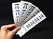 PremiumTT temporary tattoos 40 Removable Stickers Pi Symbol Pi Day Math Party Favors Decals - Image 3
