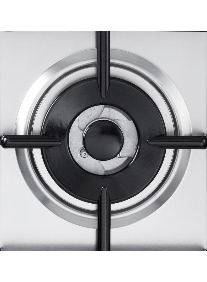 ELBA Built-In Gas Hob 90 Cm, 5 Burners, Triple Ring, Stainless Steel - Image 2