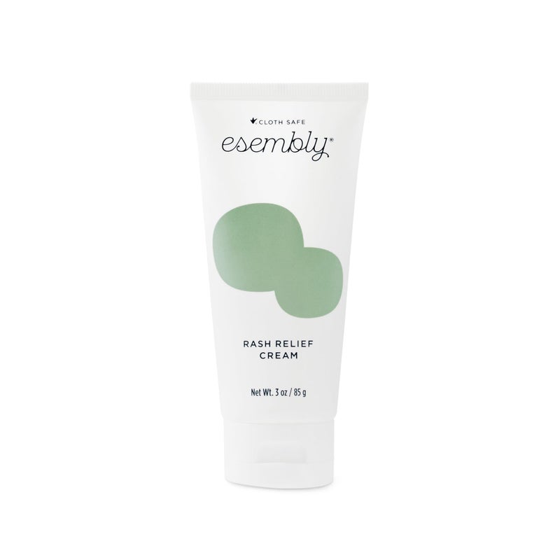 Esembly Rash Relief Cream, Organic and Cloth Friendly Zinc Oxide Barrier Cream, Soothes and Heals Diaper Rash, Natural Aid for Baby Bottom Discomfort, 3oz - Image 1