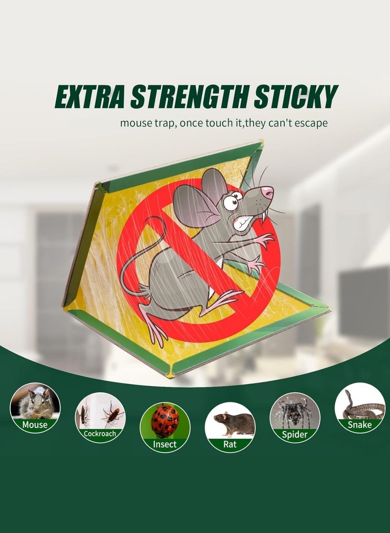 YIZHIER 10-Pack Mouse Rat Glue Trap Strongly Adhesive Sticky Glue Traps for Mice Mouse Sticky Traps - Image 2