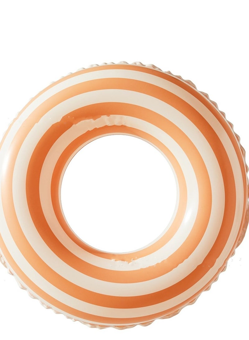 Loquat Children's  Striped  Swimming Ring Orange  - Image 1