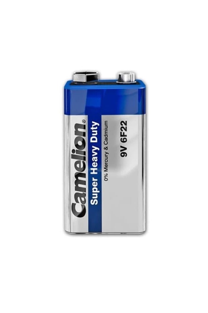 Camelion Super Heavy Duty 9V Battery (Carbon Zinc 6F22 Block 9V) BLUE - Image 1