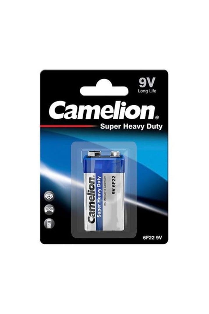 Camelion Super Heavy Duty 9V Battery (Carbon Zinc 6F22 Block 9V) BLUE - Image 2