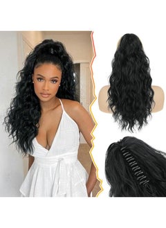 Black Ponytail Extension 18 In Claw Clip Ponytail Hair Extensions For Women Curly Wavy Multi Layered Clip In Ponytail Hairpieces Synthetic Fake Pony Tails Daily Party Natural Black - pzsku/Z3C0479F5651A5CD6FFFDZ/45/_/1721025175/33c13b47-324b-4cfd-959d-e872786dbc87