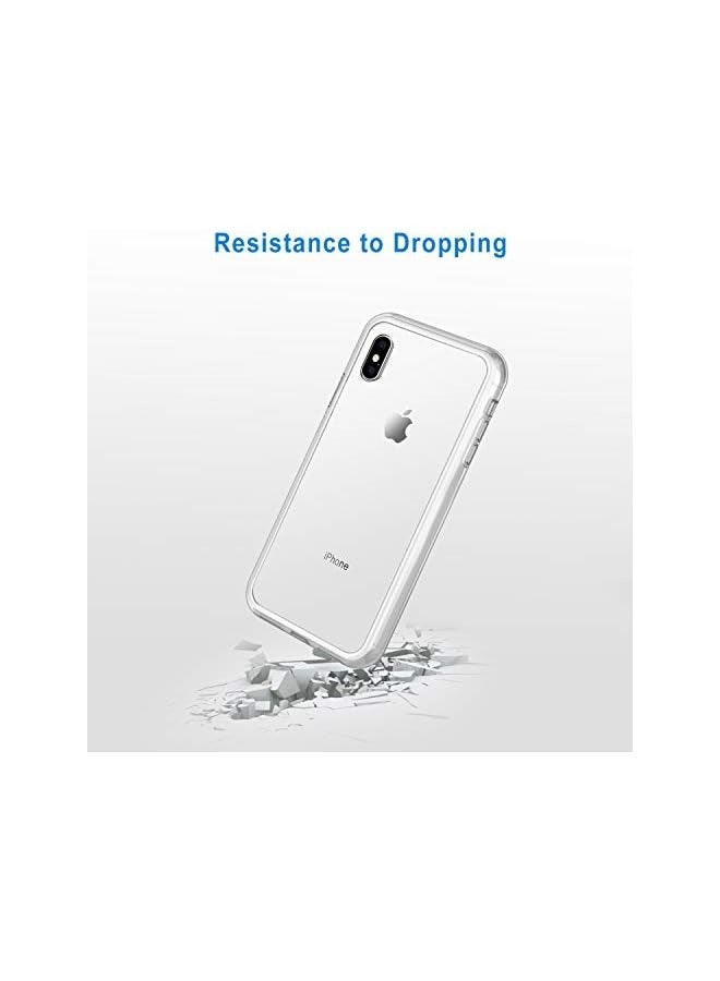 Jetech Case for iPhone Xs Max 6.5-Inch, Non-Yellowing Shockproof Phone Bumper Cover, Anti-Scratch Clear Back (Clear) - Image 4