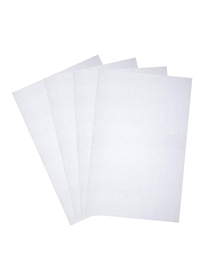 NIBEMINENT 14-Piece Classic Reserve Aida Cross Stitch Cloth White - Image 1