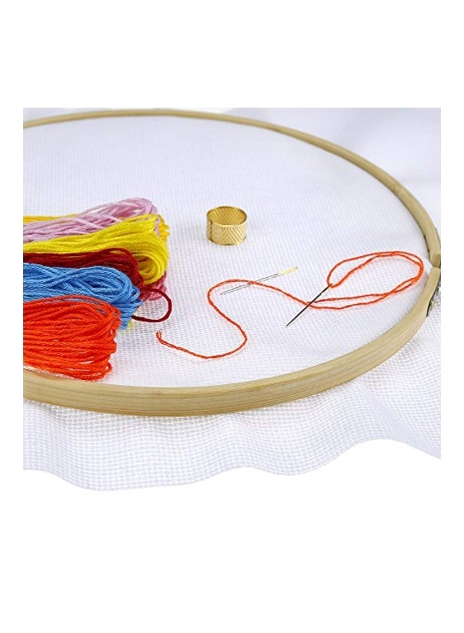 NIBEMINENT 14-Piece Classic Reserve Aida Cross Stitch Cloth White - Image 5