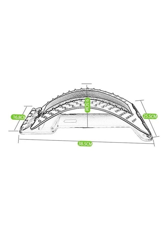 NIBEMINENT Adjustable Back Stretcher Device With Magnetic Points  - Image 2