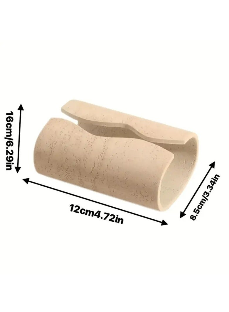 FUKE Tissue Box Resin Dust Protection Decorative Bathroom and Living Room with Waterproof Durable Tissue Box - Image 5