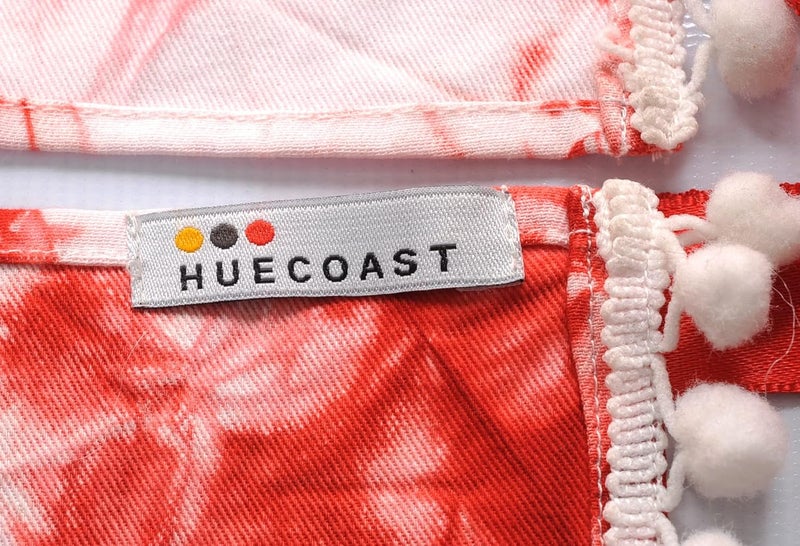 HueCoast HueCoast Handmade Christmas Tree Skirt for Christmas Holiday Decoration New Year House Decoration with pom pom Reusable Pure Cotton 30 inch  - Image 4