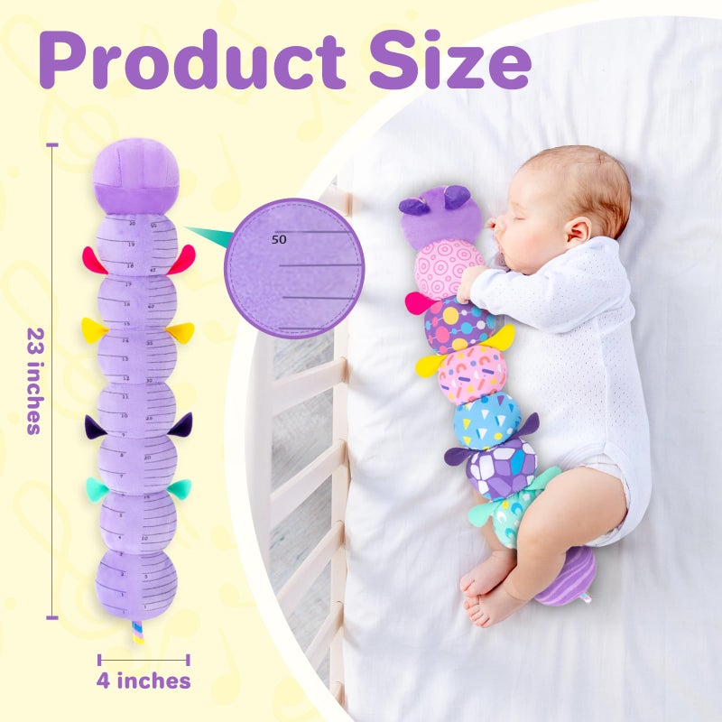 كيه موسل ألعاب Kmuysl Baby من 0 إلى 12 شهرًا ألعاب حيوانية محشوة بالحيوانات من 0-3-6-12 شهر - Image 4