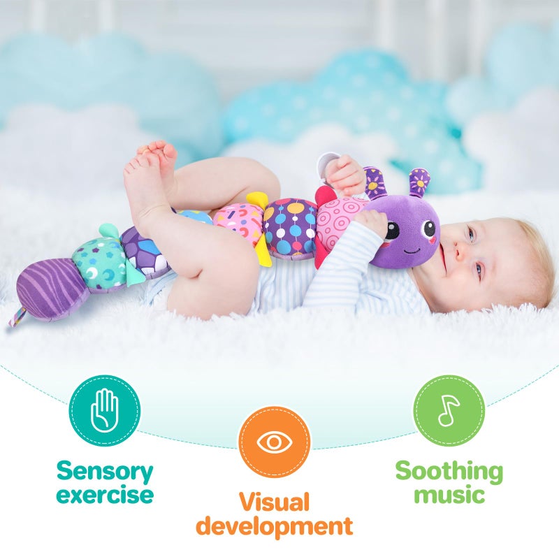 كيه موسل ألعاب Kmuysl Baby من 0 إلى 12 شهرًا ألعاب حيوانية محشوة بالحيوانات من 0-3-6-12 شهر - Image 3