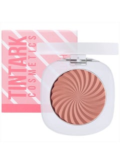 Tintark TINTARK Cheeky Blush Compact for Face Cheeks, Talc Free Blusher Palette, Matte Powder Makeup, Natural Healthy, Mauve Pink Magenta Peach Red, Vegan Cruelty Free  - Image 1