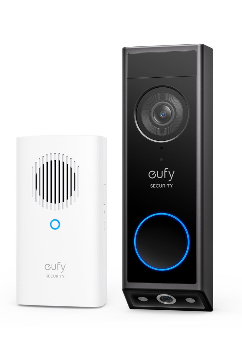 eufy Security Video Doorbell E340 (Battery Powered) with Chime, Dual Cameras with Delivery Guard, 2K Full HD and Color Night Vision, HomeBase S380 Compatible, No Monthly Fee - Image 1