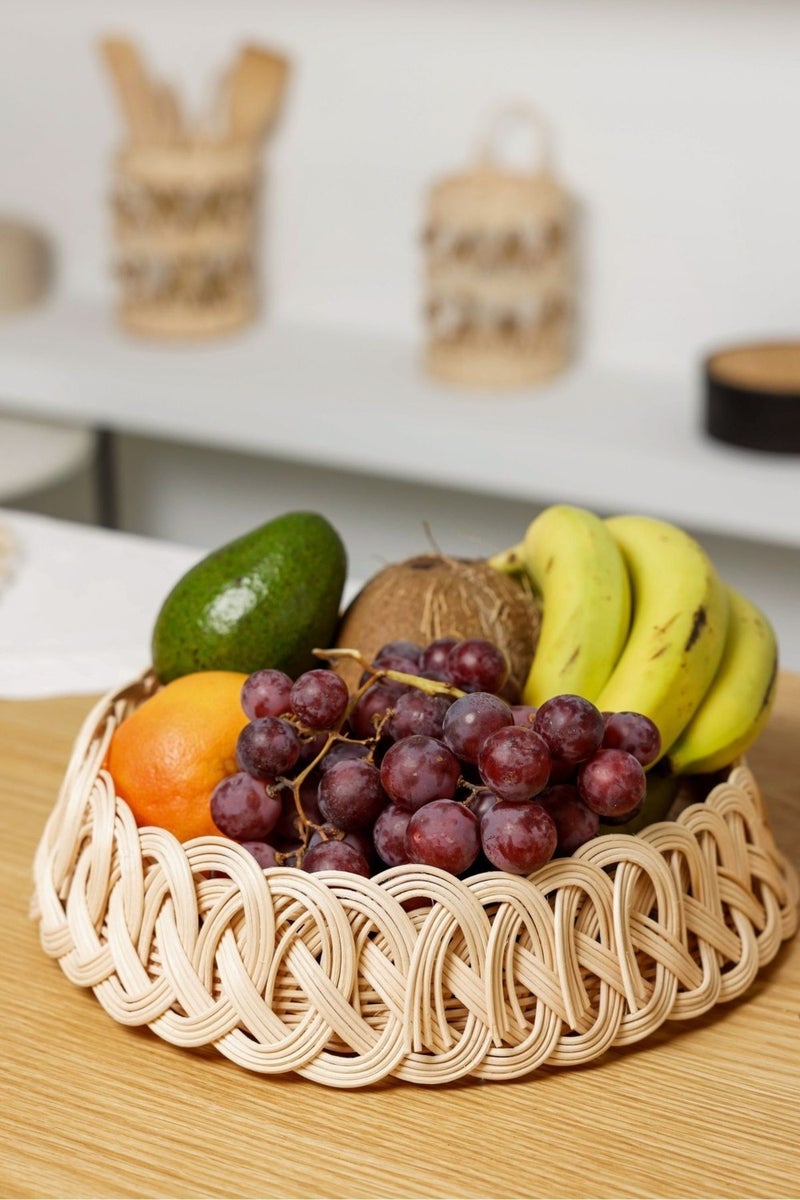 Maison Avf Rattan Multi-Purpose Oval Fruit Basket - Image 1