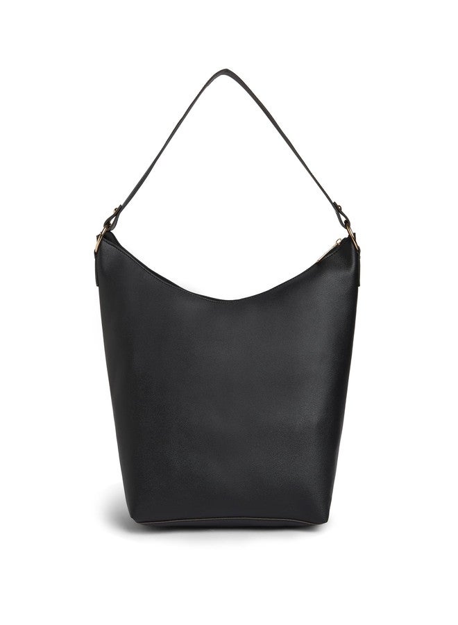 Caprese Ray Medium Hobo Bag for Women with Shoulder Strap & Zipper Closure | Stylish, Versatile Handbag for Everyday Use | Perfect for Casual Outings, Work, Travel, and Special Events (Black) - Image 5