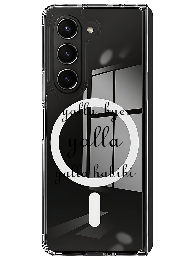 Theodor Magnetic Case for Samsung Galaxy Z Fold 5 Compatible with MagSafe Wireless Charging, Shockproof Phone Bumper Cover Yalla-01 - Image 1