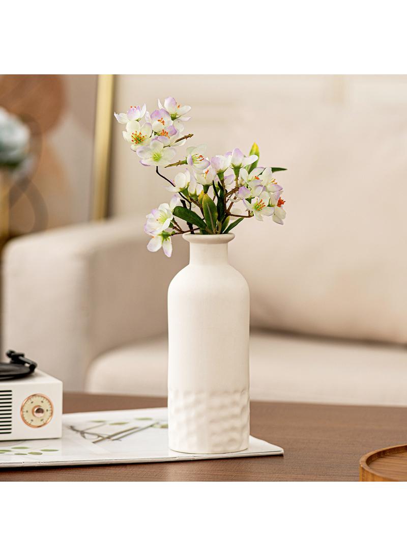 Y&D Modern Minimalist Living Room Creative Dining Table Coffee Table Home Decoration White Ceramic Vase - Image 2