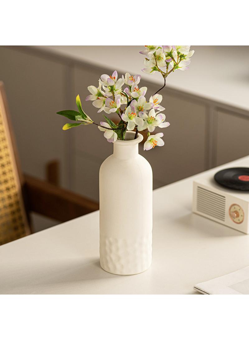 Y&D Modern Minimalist Living Room Creative Dining Table Coffee Table Home Decoration White Ceramic Vase - Image 3