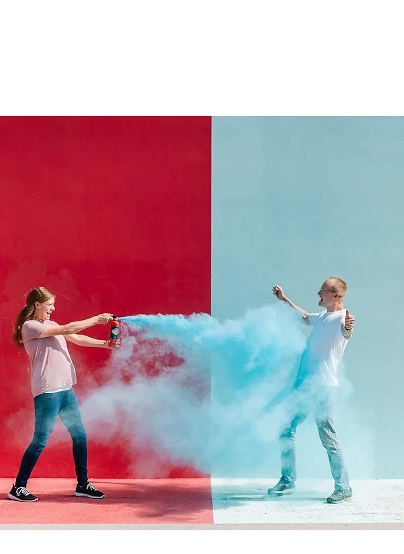 Rally - Gender reveal powder spray for baby shower in boy blue - Image 1