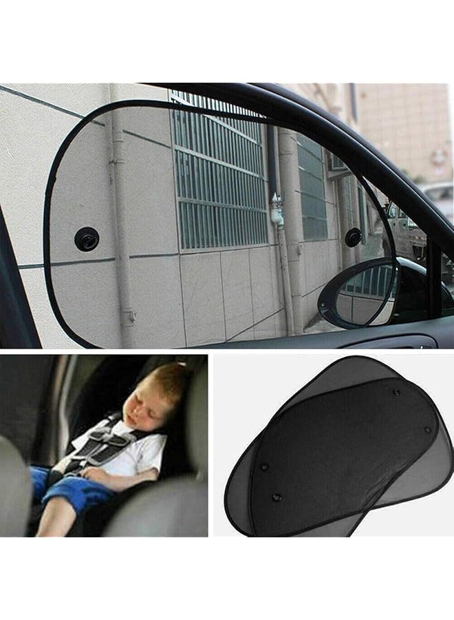 SYOSI Car Window Sunshades Side Window Sunshades Cling Sunshade For Car Windows Sun Glare And Uv Rays Protection For Your Child Baby Side Window Car Sun Shades 2 Pack (Universal) - Image 3