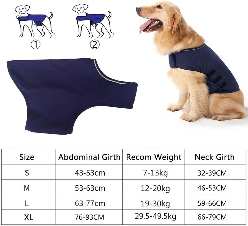 Pet anxiety relief soothing clothing, dog stress soothing clothing, small and medium-sized large dog general anti-scare jacket size M - Image 5