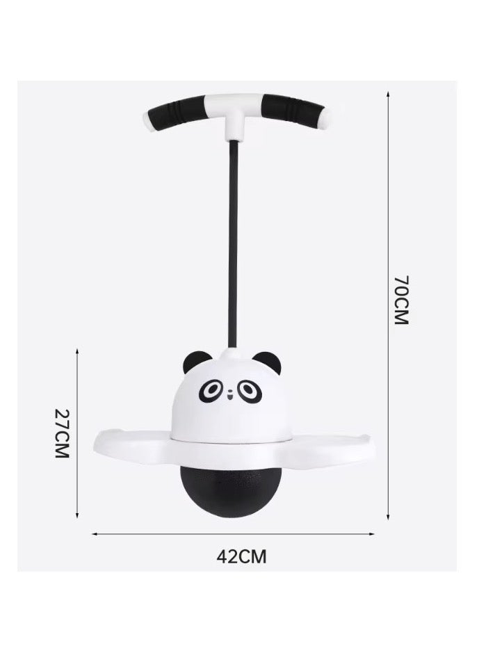 Remy Belle Panda Pogo Ball Toys Indoor Jumping Gifts for Baby Boys Girls Ages 5, 6, 7, 8, 9, 10 up to 65kg, Outdoor Balance Board Jumper Birthday Stuffers for Kids Babies - White - Image 4