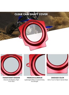 General Anodized Full Cam Cover for Raptor YFM 700 R 2006-2015 2016-2020. Open perspective strong ATV Parts Clear Cam Cover | Aluminum Alloy lightweight 6061-T6 | Resist wear, corrosion Raptor Cam Cover Red.…  - Image 5