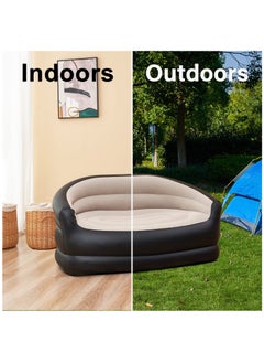 Arabest Inflatable Couch Outdoor Air Sofa,Blow Up Couches for Camping, Double Size  - Image 3